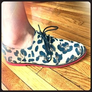 Steve Madden ‘JAZIE’ Leopard Oxfords